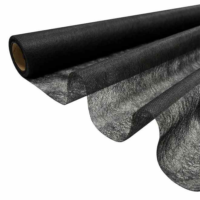 VALU+ Landscape Fabric 3 x 24-ft in Black Polypropylene - 72-ft²