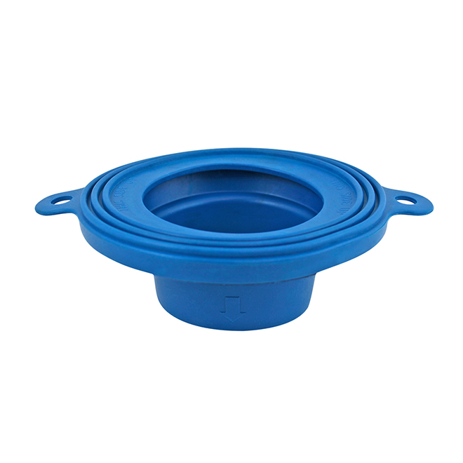 Fluidmaster Better Than Wax Toilet Seal Kit - Blue - PVC - 6-in W x 6-in H x 2-in D