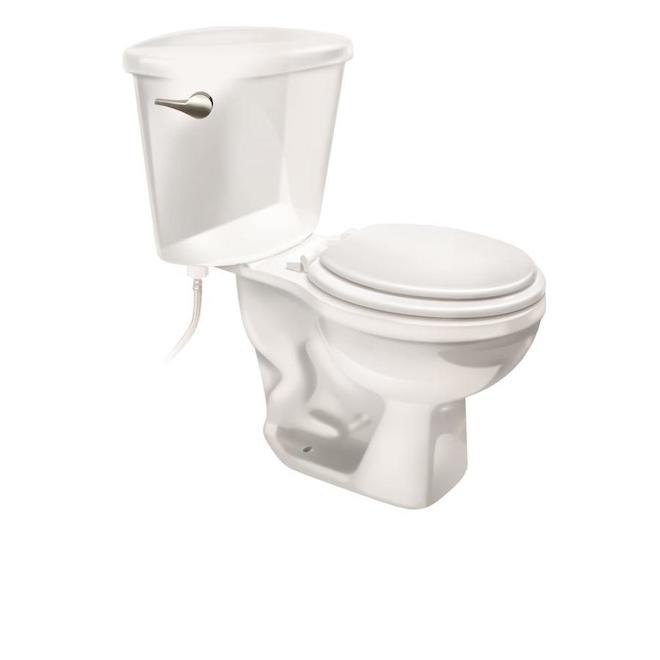 Levier universel de réservoir de toilette Fluidmaster Perfect Fit - Nickel brossé