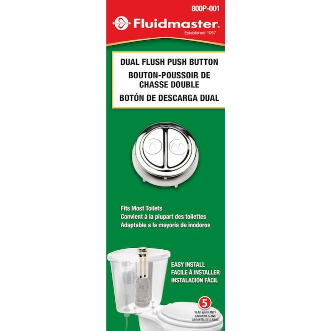 Boutons poussoirs de chasse double Fluidmaster de remplacement