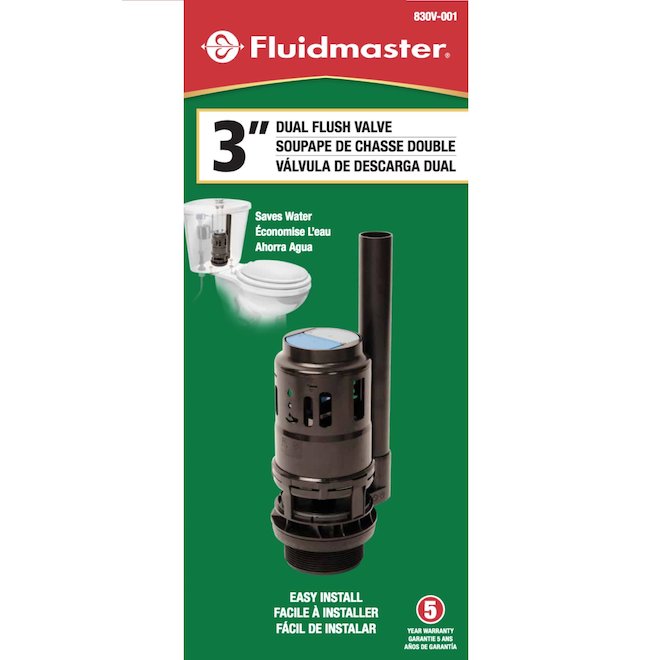 The Fluidmaster Dual Flush Valve - 3-in