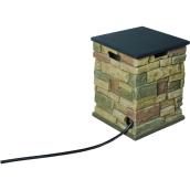 Cache-bonbonne de propane, Envirostone, 20,3
