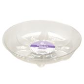 Miracle-Gro 6-in Clear Plastic Outdoor Heavy Duty Saucer