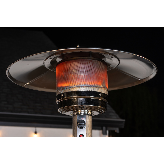 BondPropane Patio Heater - 46,000 BTU  Stainless Steel