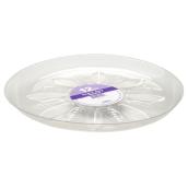 Miracle-Gro 12-in Clear Plastic Outdoor Heavy Saucer