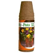 Pots pour plantation Jiffy, biodégradables, 2 1/4", 12/pqt