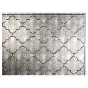 Backsplash Panel - Monaco - PVC - Silver