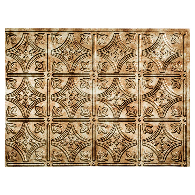 Backsplash Panel - Traditional - PVC - Bronze