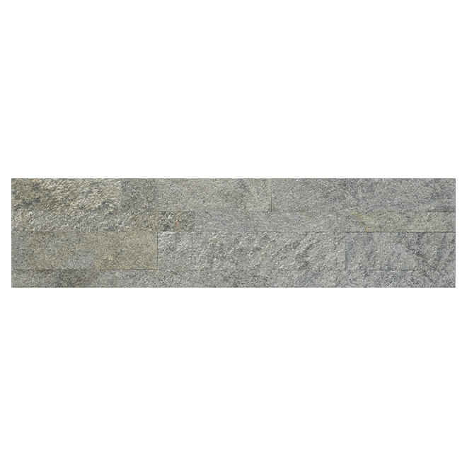 Aspect Peel and  Stick Backsplash Tiles - Frosted Quartz - 3 Tiles - Split Face - Natural Stone