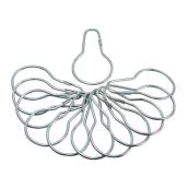 Anneau de douche chrome 1 3/8