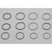 Assortiment de rondelles d'étanchéité en fibre, paquet de 12