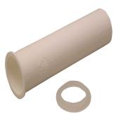 Flanged Tailpiece with Washers - Plastic - 1 1/2'' x 6''