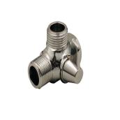 Inverseur à 3 voies pour douche à main, chrome