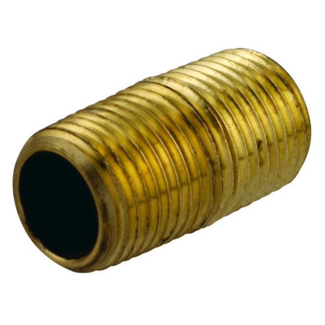 Sioux Chief 1-in diameter Brass Pipe Nipple