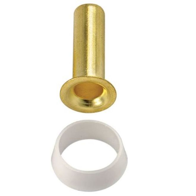 Sioux Chief 1/4 inch x 1/4 inch Brass Compression x MIP Adapter with Insert