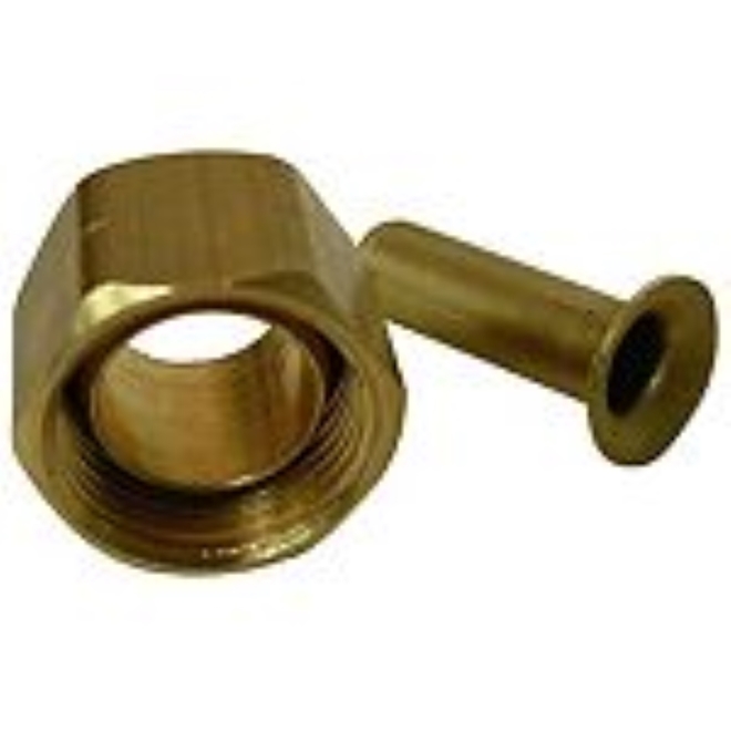 Sioux Chief 1/4 inch x 1/4 inch Brass Compression x MIP Adapter with Insert