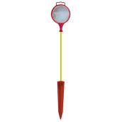 Derco Horticulture 72-in Fibreglass and Polyethylene Reflective Driveway Marker - Red and Yellow