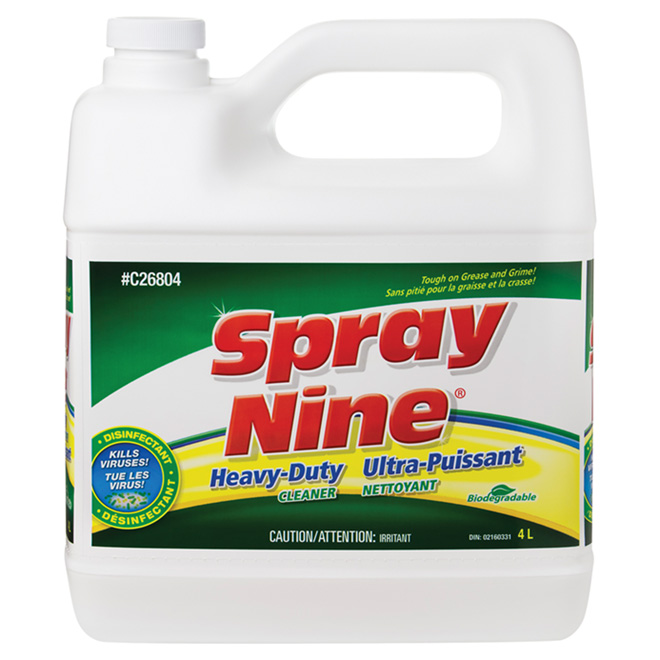 Nettoyant puissant désinfectant Spray Nine, 4 l