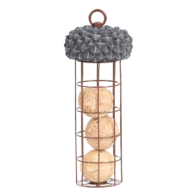 TASC Acorn Suet Ball Dispenser - 4 x 4 x 9-in