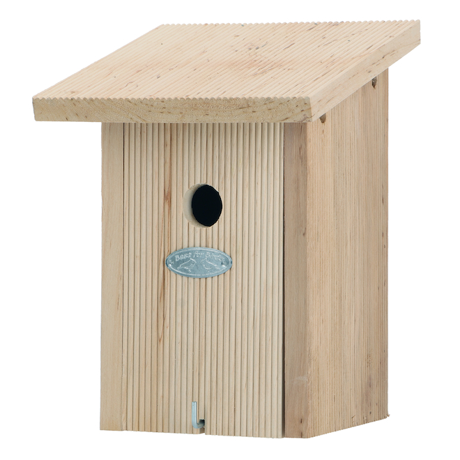 Nichoir en bois pour oiseaux TASC, 7 x 8 x 10 po