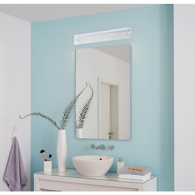 Eglo Acolla 1-Light Chrome Contemporary Vanity Light