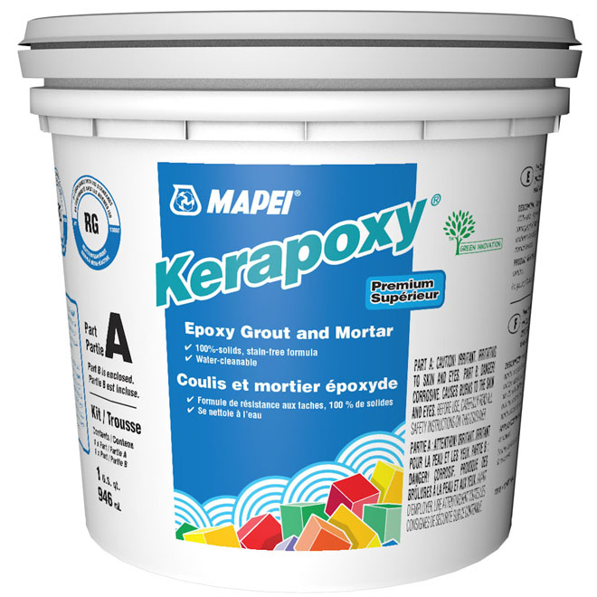 Coulis antitache et mortier «Kerapoxy» 945ml - Os