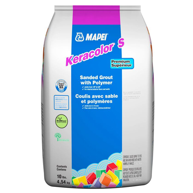 Keracolor S Wall and Floor Sanded Grout 4.53 kg - Warm Grey