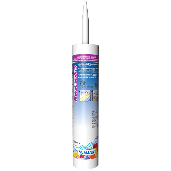 "Keracaulk S" Sanded Acrylic Caulk 311ml Alabaster 4JA500133 RONA
