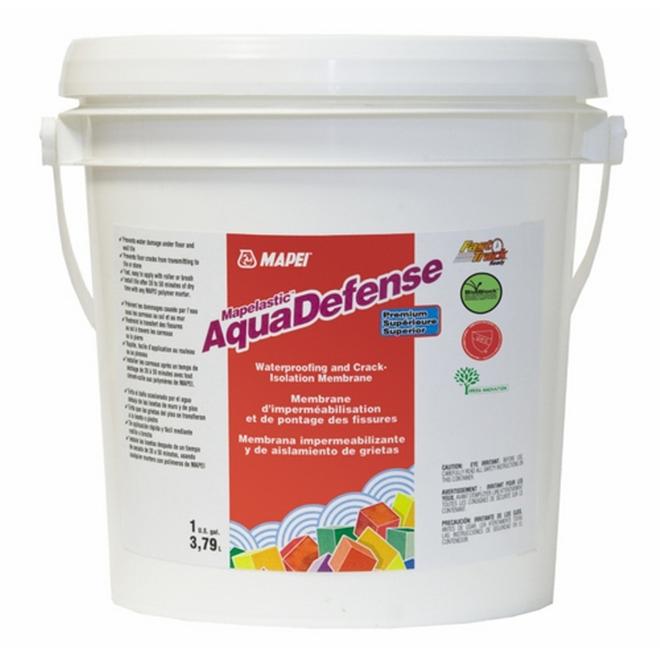 Mapelastic AquaDefense 3.79 L Dark Green Indoor/Outdoor Liquid Membrane