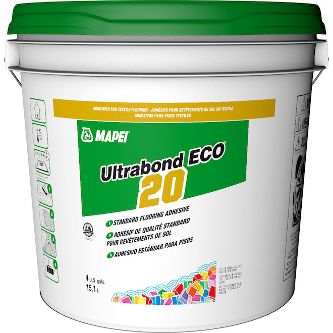 Mapei Ultrabond ECO 20 Standard Flooring Adhesive - 15.1-L