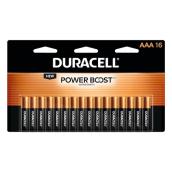 Duracell AAA Alkaline LS-Batteries Pack of 16 Black and Copper
