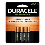 Duracell Rechargeable AAA Batteries (4-Pack)