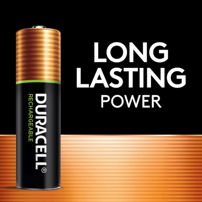 Duracell Rechargeable Nickel metal hydride (NiMH) AA Batteries (4-Pack)