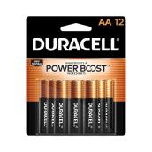 Piles alcalines AA Power Boost par Duracell, paquet de 12