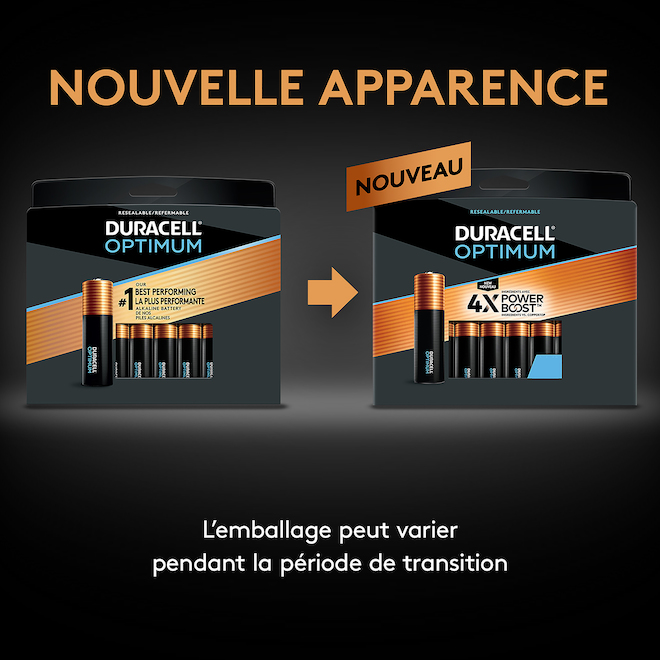 Confezione Da 28 Batterie Alcaline Duracell Optimum AA – 1.5V – Scadenza 2030