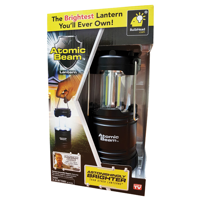 LED Lantern - 360 Degrees - Black