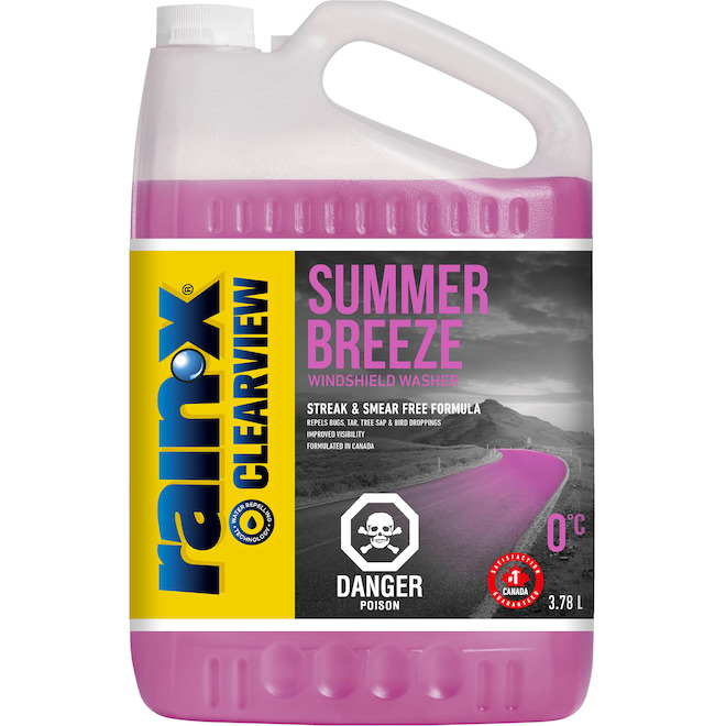 Rain-X Clearview 3.78 L Summer Breeze Winshield Washer - Pink