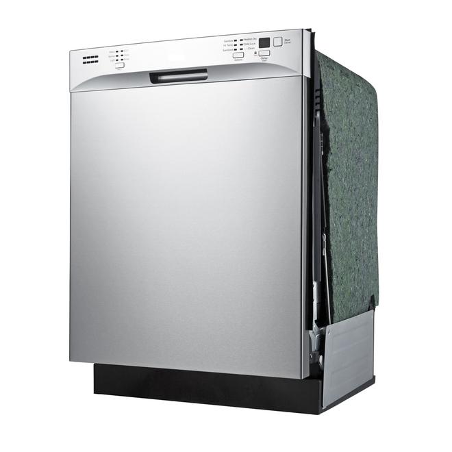 Comfee 23.9-in x 35.8-in x 24.5-in 52dB Stainless Steel Built-In Dishwasher with 6 Wash Cycles