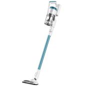 Eureka Cordless Upright Vacuum Cleaner, LED Healights, White and Blue