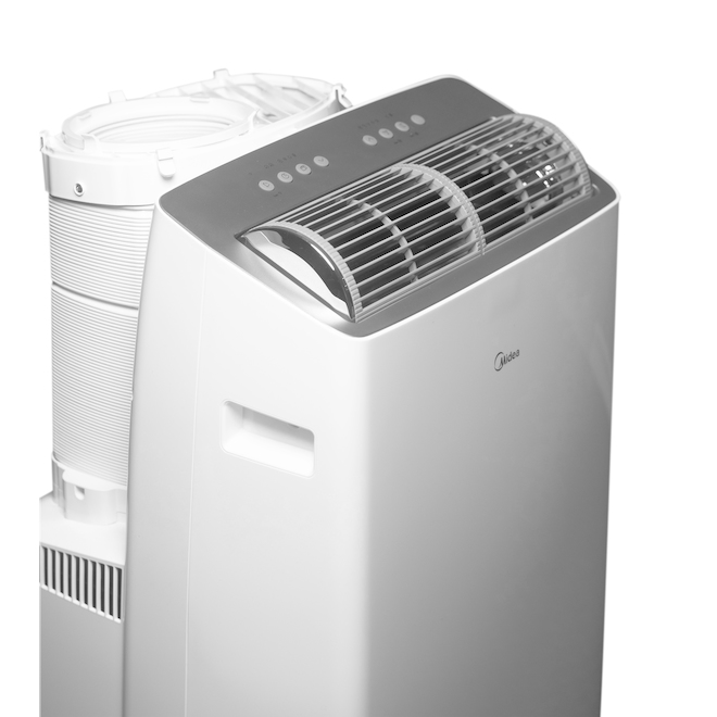 Midea Portable Inverter Air Conditioner - 14,000-BTU (SACC 12,000-BTU) -  550-sq. ft. -  White and Grey