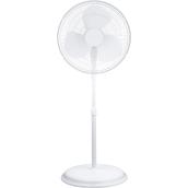 Utilitech Stand Fan - Métal Plastic 16-in 3-Speeds - White