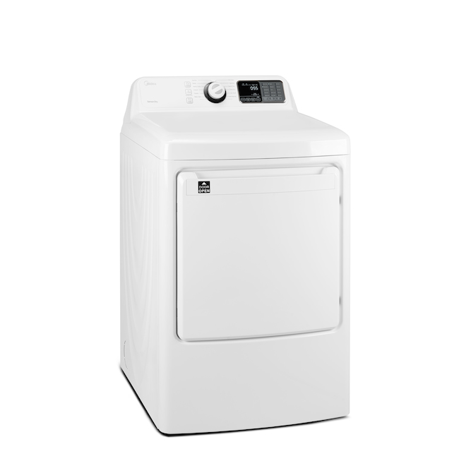 Midea 7.5-cu ft White Electric Dryer