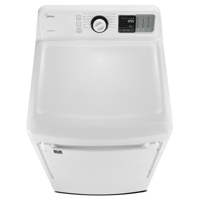 Midea 7.5-cu ft White Electric Dryer