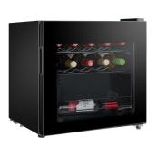 Midea 14 Bottles Cooler Wine - Metal 20.9-in x 18.8-in x 19.4-in Black