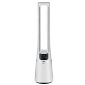 Midea 42-in White Portable Tower Fan with 3 Wind Modes and 10 Speed Settings HEPA Filter