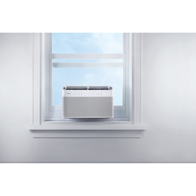 Midea U-Shape Smart Window Air Conditioner - White - 10,000-BTU - 450-sq. ft.