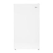 Mini-réfrigérateur autoportant Midea de 3,3 pi³ à profondeur standard avec compartiment congélateur (white)