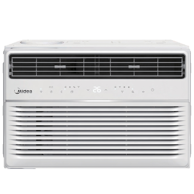 Midea 8000-BTU White Window Air Conditioner - 350-sq. ft. - 115 V - ENERGY STAR Certified