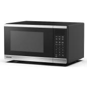 Toshiba 900W Stainless Steel Compact Countertop Microwave Oven - 0.9-cu ft
