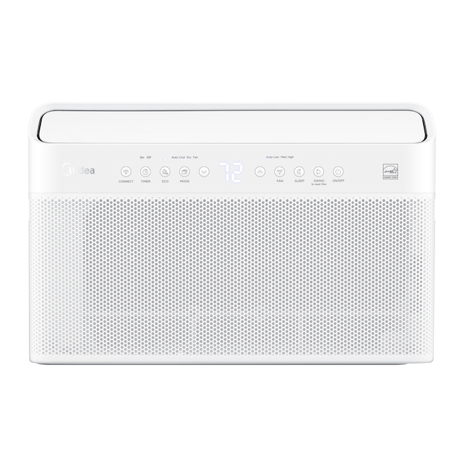 Midea 450-ft² 115 V 10,000-BTU 42 dB White Smart Window Air Conditioner ENERGY STAR®